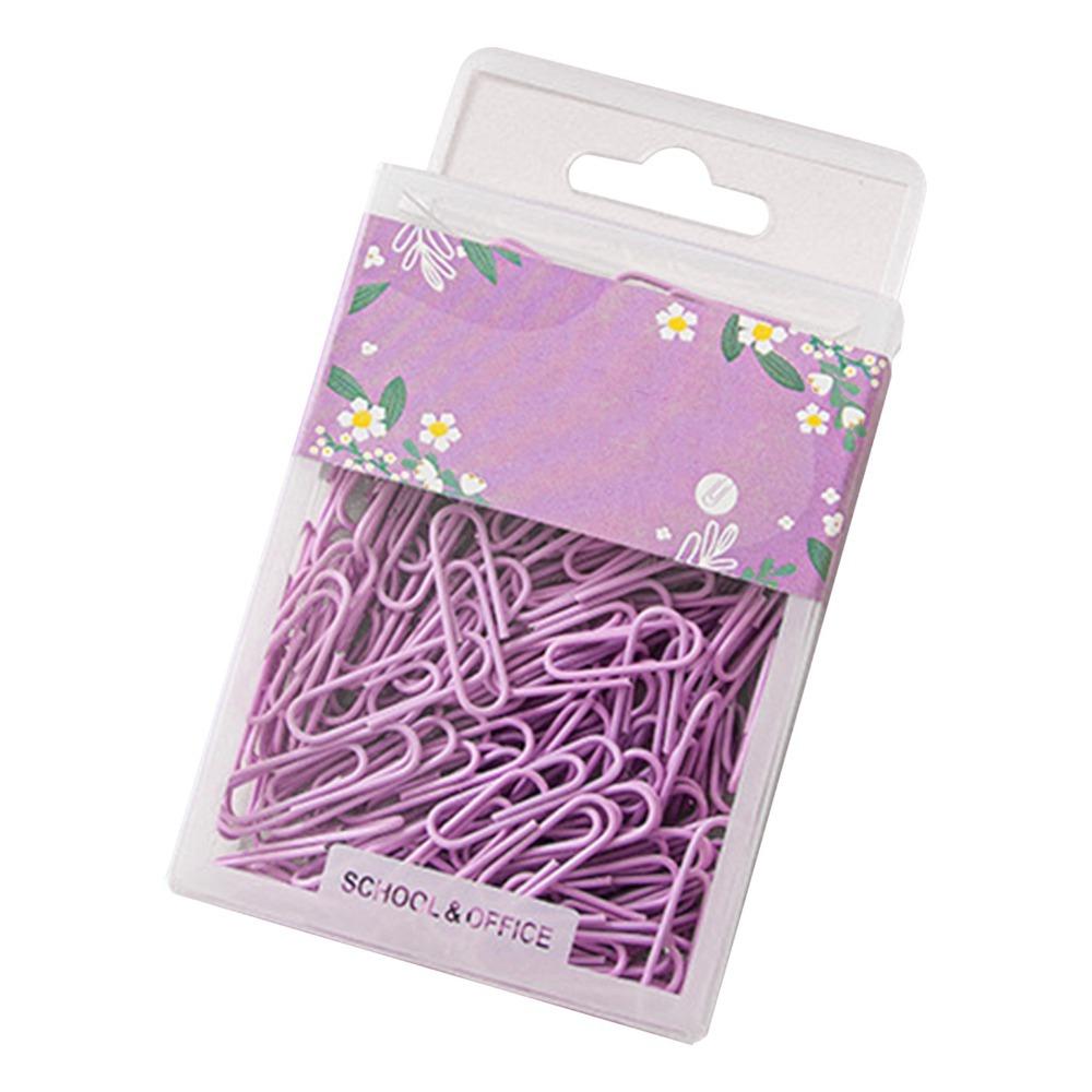 70 Pcs Vibrant Color Paper Clips Pink/ Purple/ Green Portable Paper Clips Organizing Documents фіолетовий
70 Pcs Vibrant Color Paper Clips Pink/ Purple/ Green Portable Paper Clips Organizing Documents фіолетовий