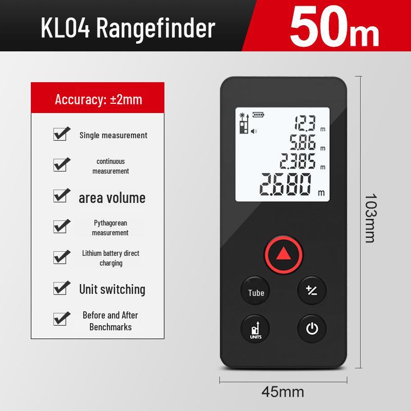 Jinlai Bluetooth Laser Rangefinder with Lithium Battery & Voice Broadcast
Jinlai Bluetooth Laser Rangefinder with Lithium Battery & Voice Broadcast