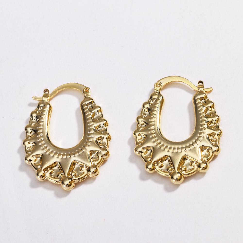 Vintage Non Tarnish Womens Earrings 2 Size Waterproof Anti-allergic Spikes Beads Fashion Hoop Earring
Vintage Non Tarnish Womens Earrings 2 Size Waterproof Anti-allergic Spikes Beads Fashion Hoop Earring