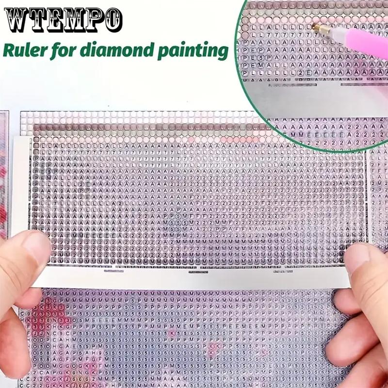 WTEMPO Diamond Painting Ruler Stainless Steel Diamond Mesh Ruler DIY Drawing Ruler with 400 Blank Grids Diamond Painting Fix Tool for DIY Art Crafts 2pcs срібний
WTEMPO Diamond Painting Ruler Stainless Steel Diamond Mesh Ruler DIY Drawing Ruler with 400 Blank Grids Diamond Painting Fix Tool for DIY Art Crafts 2pcs срібний