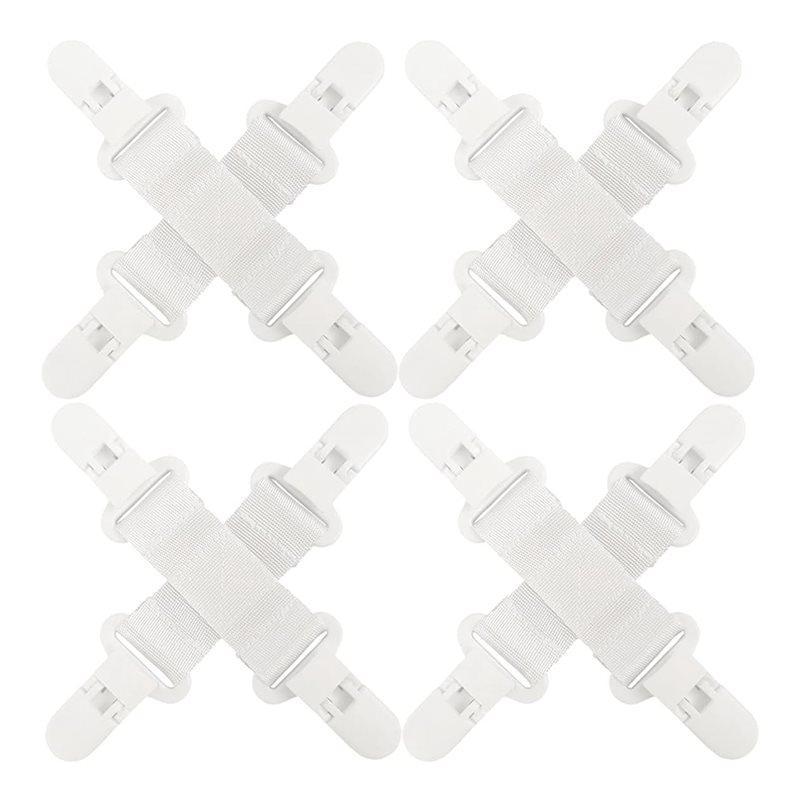 Fresh Bed Sheet Detangler 4Pcs- Reduces Laundry Tangles, Keeps Blankets/Duvet Covers From Tangling,Twisting белый
Fresh Bed Sheet Detangler 4Pcs- Reduces Laundry Tangles, Keeps Blankets/Duvet Covers From Tangling,Twisting белый