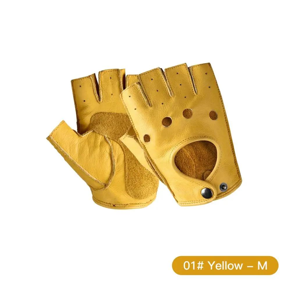 Non-slip Black Yellow Wear-resisting Outdoor Riding Motorcycle Tactical Cowhide Glove Half Finger Fitness Gloves
Non-slip Black Yellow Wear-resisting Outdoor Riding Motorcycle Tactical Cowhide Glove Half Finger Fitness Gloves
