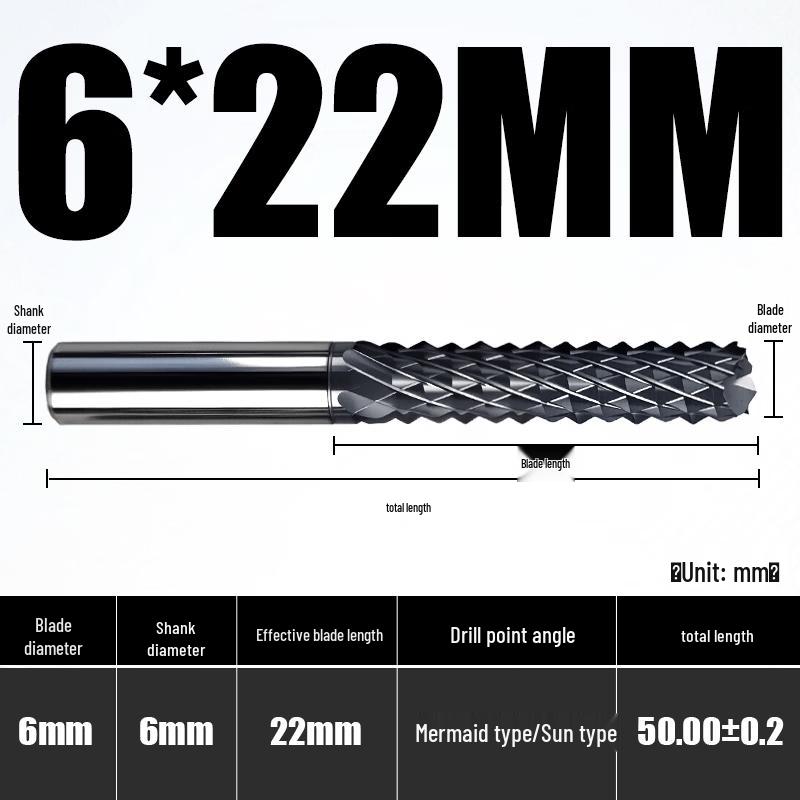Aokewen Tungsten Steel Corn End Mill
Aokewen Tungsten Steel Corn End Mill