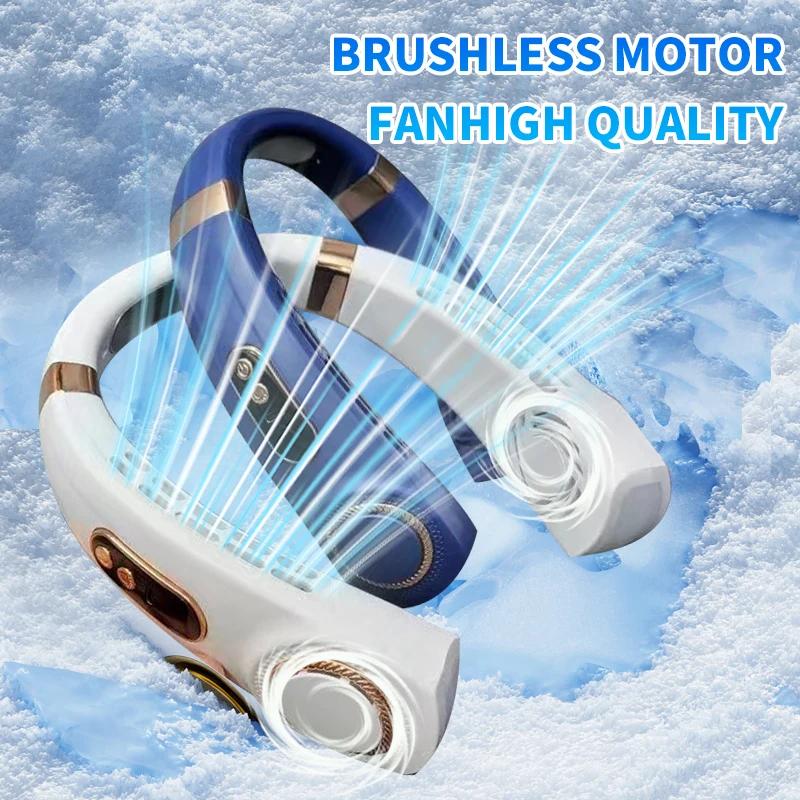 Portable Neck Fan Upgraded, Neckbrace Personal Hands Free, 5 Speed Gears Adjustment, LED Wearable Bladeless Quiet Rechargeable белый
Portable Neck Fan Upgraded, Neckbrace Personal Hands Free, 5 Speed Gears Adjustment, LED Wearable Bladeless Quiet Rechargeable белый