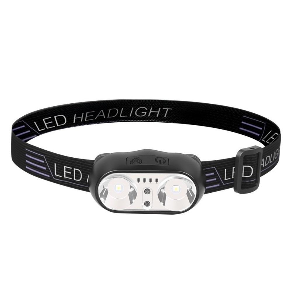 Portable LED Headlamp 3 Lighting Modes Strong Light Head Flashlight USB Rechargeable Adjustable Headband Sensor Headlamp чорний
Portable LED Headlamp 3 Lighting Modes Strong Light Head Flashlight USB Rechargeable Adjustable Headband Sensor Headlamp чорний