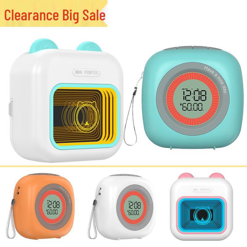 Mini Inkless Thermal Label Printer M10 with M9 Light Alarm Clock Design for Children. M10 Blue
Mini Inkless Thermal Label Printer M10 with M9 Light Alarm Clock Design for Children. M10 Blue