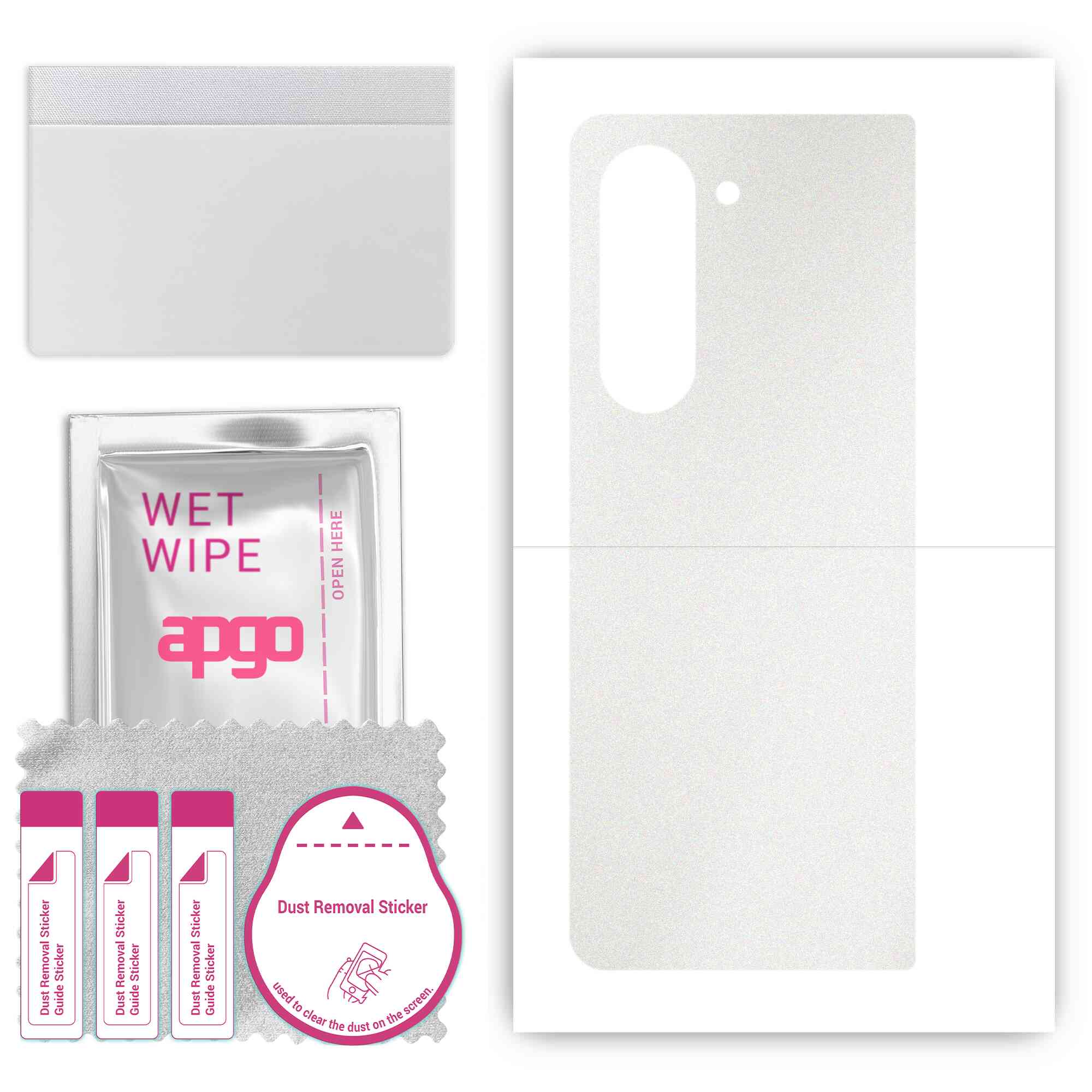 apgo Protective Skin Sticker for the back compatible with Samsung Galaxy Z Fold 5, Wrap Film, Foil, Vinyl - Pattern Matte Transparent
apgo Protective Skin Sticker for the back compatible with Samsung Galaxy Z Fold 5, Wrap Film, Foil, Vinyl - Pattern Matte Transparent