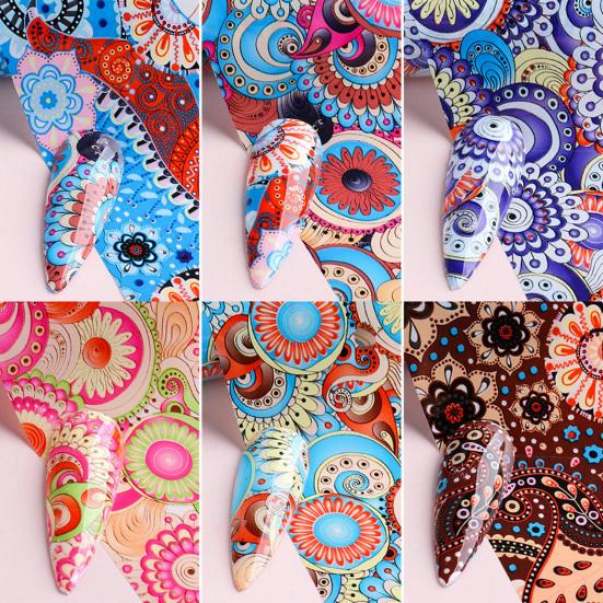 10Pcs Nail Stickers Exquisite Pattern DIY Design Creative Nail Art Stickers Decals 
10Pcs Nail Stickers Exquisite Pattern DIY Design Creative Nail Art Stickers Decals