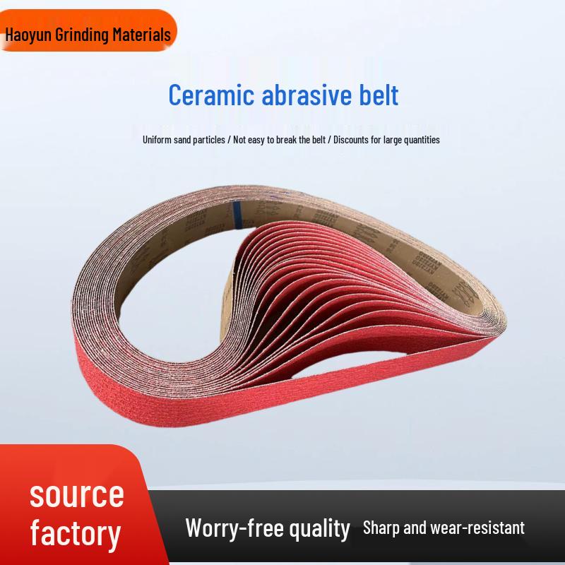Metal & Ceramic Sanding Belts: 2100x50mm for Deburring, Drawing, Polishing, Grinding Stainless Steel Pipe and 915x100mm Tank Body
Metal & Ceramic Sanding Belts: 2100x50mm for Deburring, Drawing, Polishing, Grinding Stainless Steel Pipe and 915x100mm Tank Body