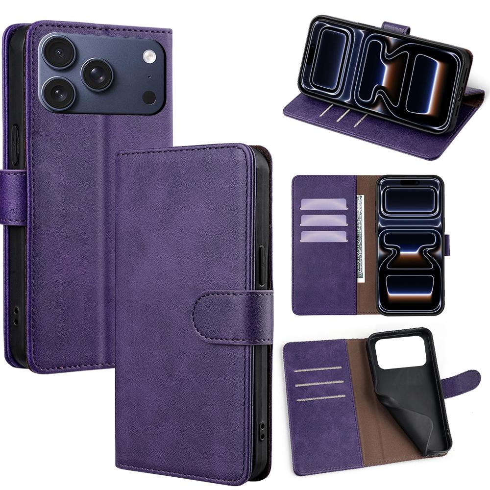 For iPhone 17 Pro Case RFID Blocking Wallet Cowhide Texture Leather Phone Cover
For iPhone 17 Pro Case RFID Blocking Wallet Cowhide Texture Leather Phone Cover