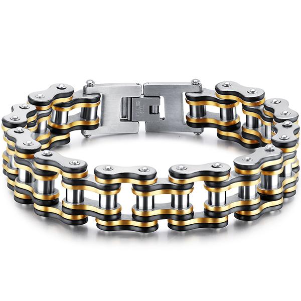 Bike Motorcycle Chain Man Bracelet for Men Bikers Jewellery 21.5CM
Bike Motorcycle Chain Man Bracelet for Men Bikers Jewellery 21.5CM