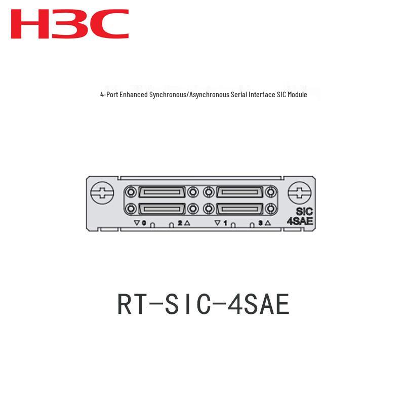 H3C RT-SIC-4SAE 4-Port Enhanced Serial Interface Module
H3C RT-SIC-4SAE 4-Port Enhanced Serial Interface Module