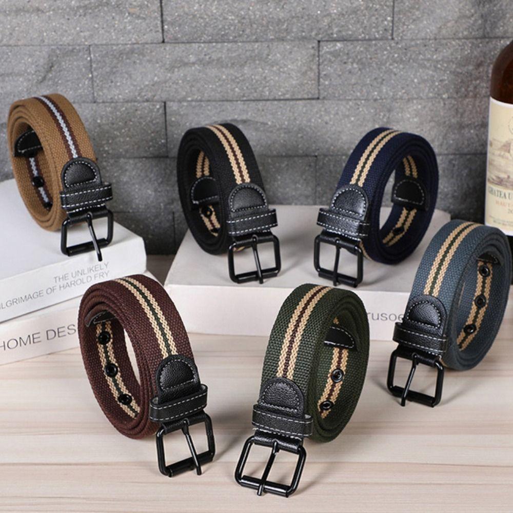 Zinc Zinc Alloy Porous Canvas Belt Jeans Decor Men Waistband Trendy Striped Belt Dress Decoration хакі
Zinc Zinc Alloy Porous Canvas Belt Jeans Decor Men Waistband Trendy Striped Belt Dress Decoration хакі