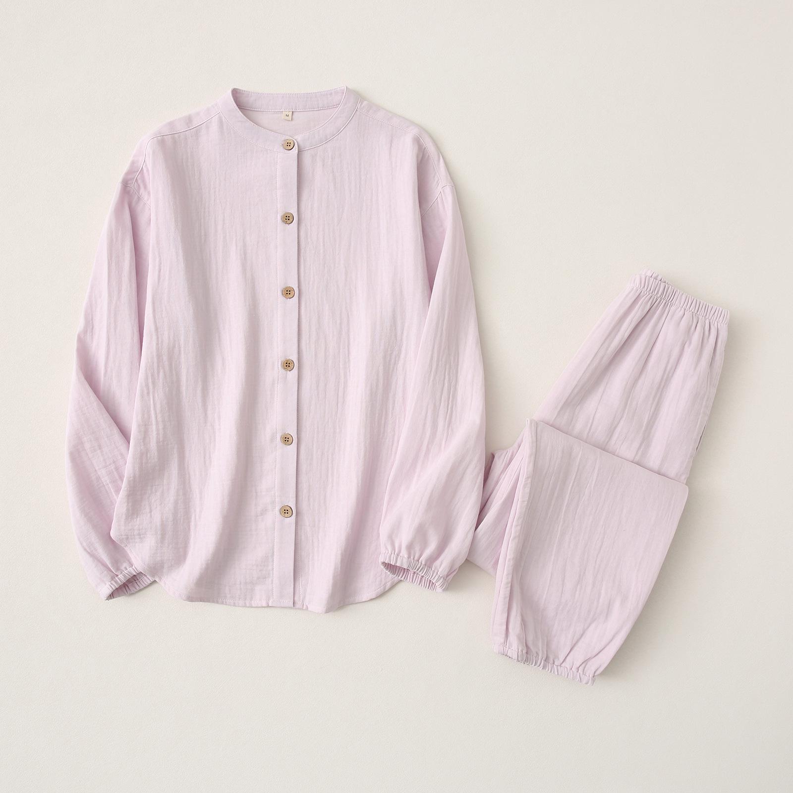 Japanese Style 100% Cotton Gauze Pajamas: Couple s Long-Sleeve, Long-Pants Set for Spring/Summer Medium
Japanese Style 100% Cotton Gauze Pajamas: Couple s Long-Sleeve, Long-Pants Set for Spring/Summer Medium