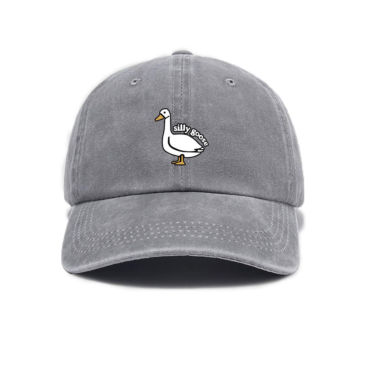 Silly Goose Embroidered Washed Cotton Baseball Cap, Cute Animal Adjustable Dad Hat for Men & Women L серый
Silly Goose Embroidered Washed Cotton Baseball Cap, Cute Animal Adjustable Dad Hat for Men & Women L серый