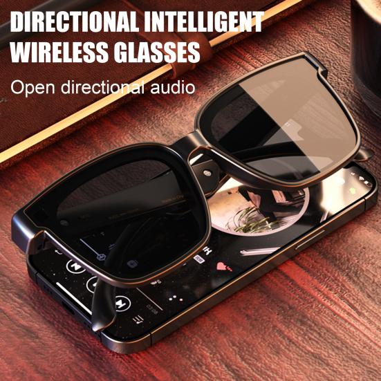 Yousheng Bluetooth-compatible Smart Sunglasses with Open Ear Audio Voice Control Hands-Free Rechargeable UV-proof Music Glasses Eyewear чорний
Yousheng Bluetooth-compatible Smart Sunglasses with Open Ear Audio Voice Control Hands-Free Rechargeable UV-proof Music Glasses Eyewear чорний
