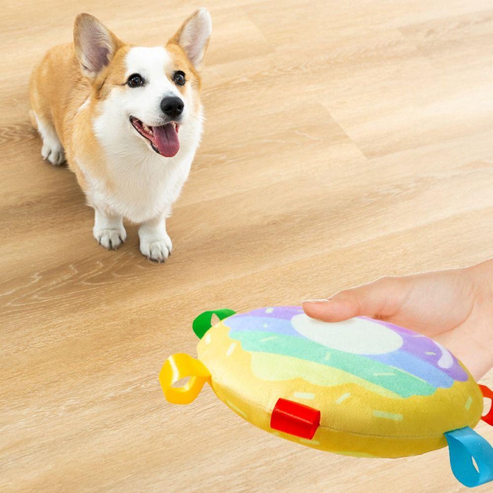 Soft Pet Squeak Toys Bite-Resistant Puppy Flying Discs Toys Dog Plush Flying Disc Self Happy Style C
Soft Pet Squeak Toys Bite-Resistant Puppy Flying Discs Toys Dog Plush Flying Disc Self Happy Style C