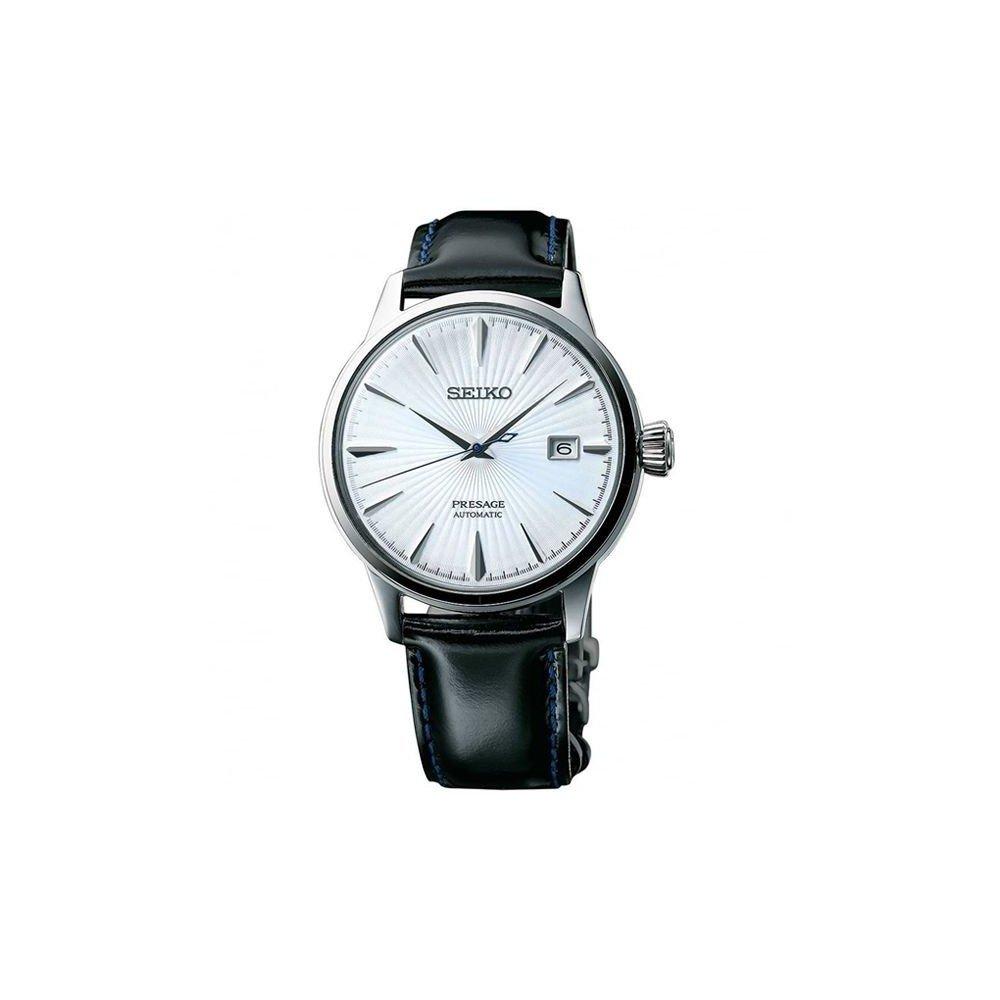 Seiko presage аналоговий автоматичний годинник зі шкіряним браслетом SRPB43J1 чоловічий чорний
Seiko presage аналоговий автоматичний годинник зі шкіряним браслетом SRPB43J1 чоловічий чорний