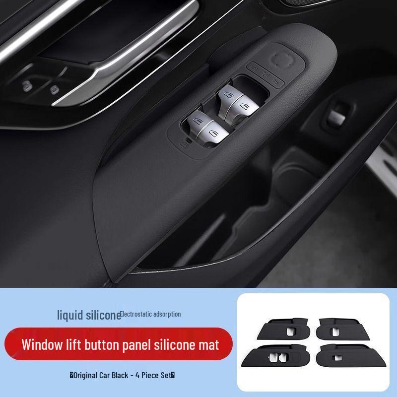 Mercedes-Benz GLC300L/C260L Power Window Panel Sticker & Door Handle Protection Pad 2023-2025 GLC, Window Panel Silicone Pad, Black
Mercedes-Benz GLC300L/C260L Power Window Panel Sticker & Door Handle Protection Pad 2023-2025 GLC, Window Panel Silicone Pad, Black