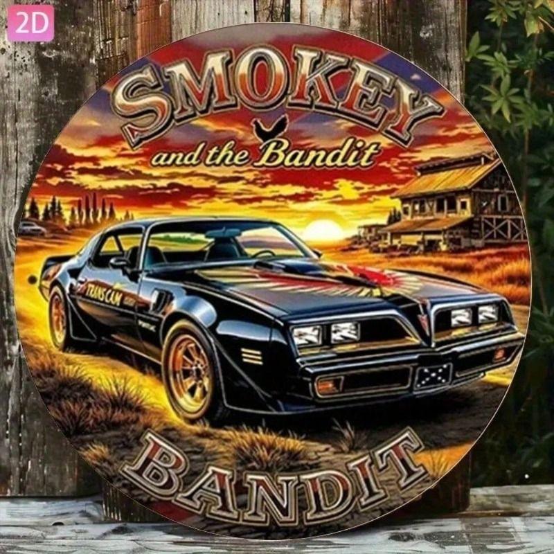 Metal Wall Art Vintage Smokey Bandit Retro Aluminum Sign 2D Flat Bar Decor
Metal Wall Art Vintage Smokey Bandit Retro Aluminum Sign 2D Flat Bar Decor