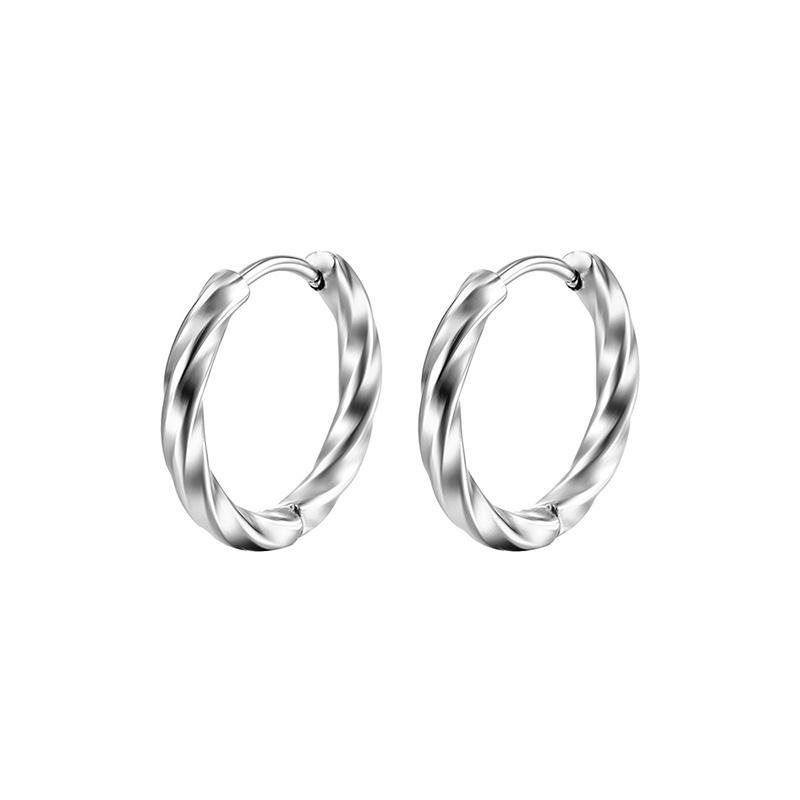 2Pcs Stainless Steel Twisted Spiral Fine Needle Small Hoop Earrings For Women Ear Bone Buckle Round Circle Earrings Gifts
2Pcs Stainless Steel Twisted Spiral Fine Needle Small Hoop Earrings For Women Ear Bone Buckle Round Circle Earrings Gifts