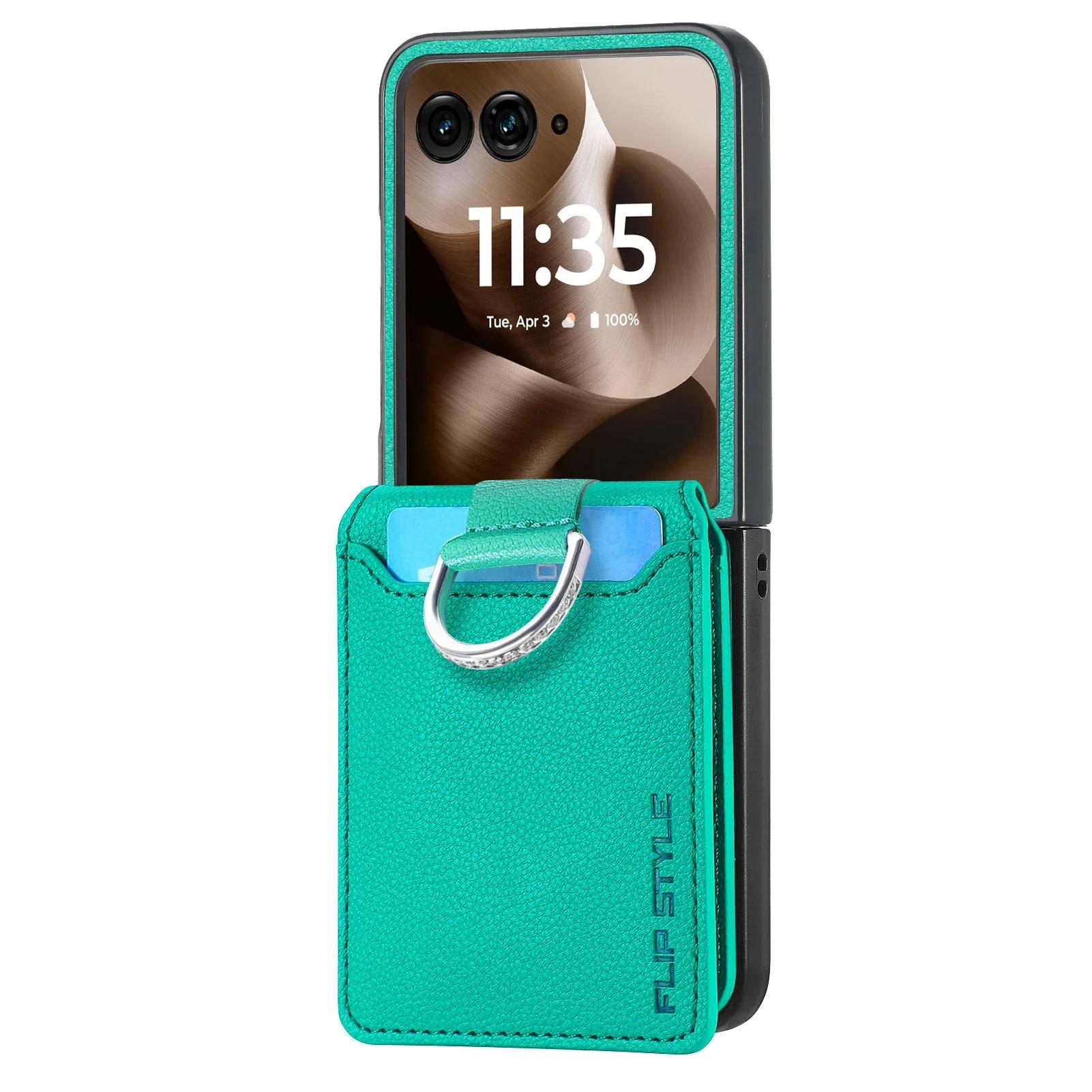 Retro Leather Magnetic Wallet with Card Holder Ring Stand Cover for Motorola Razr 60 50 40 Ultra Moto Razr 60 50 40 Phone Case Motorola Razr 40 Ultra зелений
Retro Leather Magnetic Wallet with Card Holder Ring Stand Cover for Motorola Razr 60 50 40 Ultra Moto Razr 60 50 40 Phone Case Motorola Razr 40 Ultra зелений