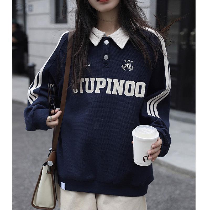 Women s American Retro Oversized Pullover Sweatshirt - Spring & Autumn Trendy Design XL (125-150 jin)
Women s American Retro Oversized Pullover Sweatshirt - Spring & Autumn Trendy Design XL (125-150 jin)