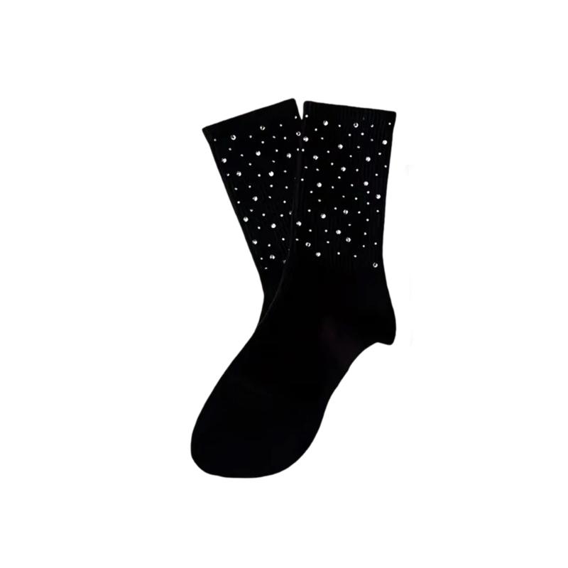 Ladies Short Socks Adorned with Full Rhinestones Breathable Fabric Elastic Support Practical for Various occasion чёрный
Ladies Short Socks Adorned with Full Rhinestones Breathable Fabric Elastic Support Practical for Various occasion чёрный
