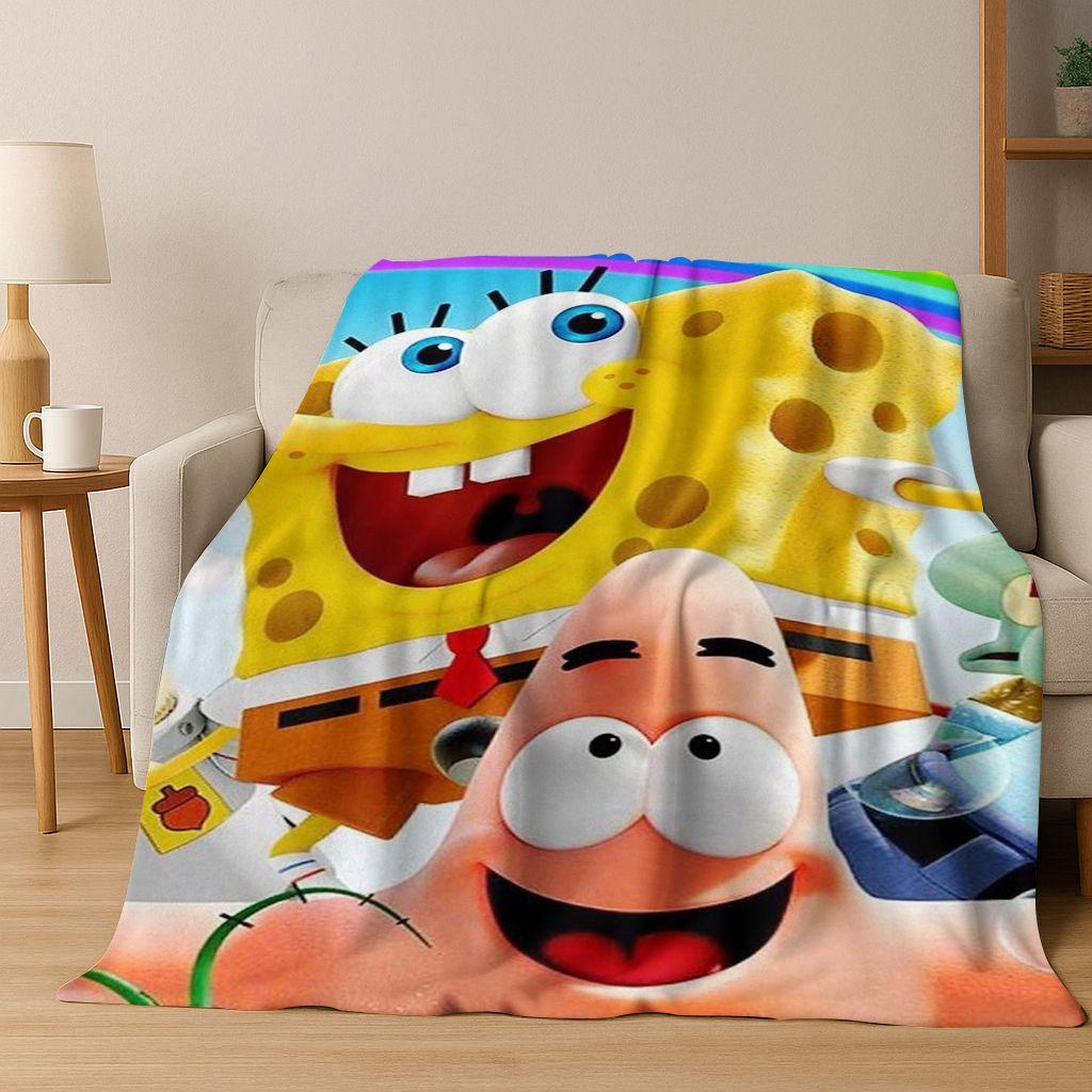 Cartoon S-SpongeBob SquarePants Patrick Star Flannel Blanket Soft Throw Blanket for Bed Bedroom Living Room Travel Picnic Gift 75x90cm
Cartoon S-SpongeBob SquarePants Patrick Star Flannel Blanket Soft Throw Blanket for Bed Bedroom Living Room Travel Picnic Gift 75x90cm