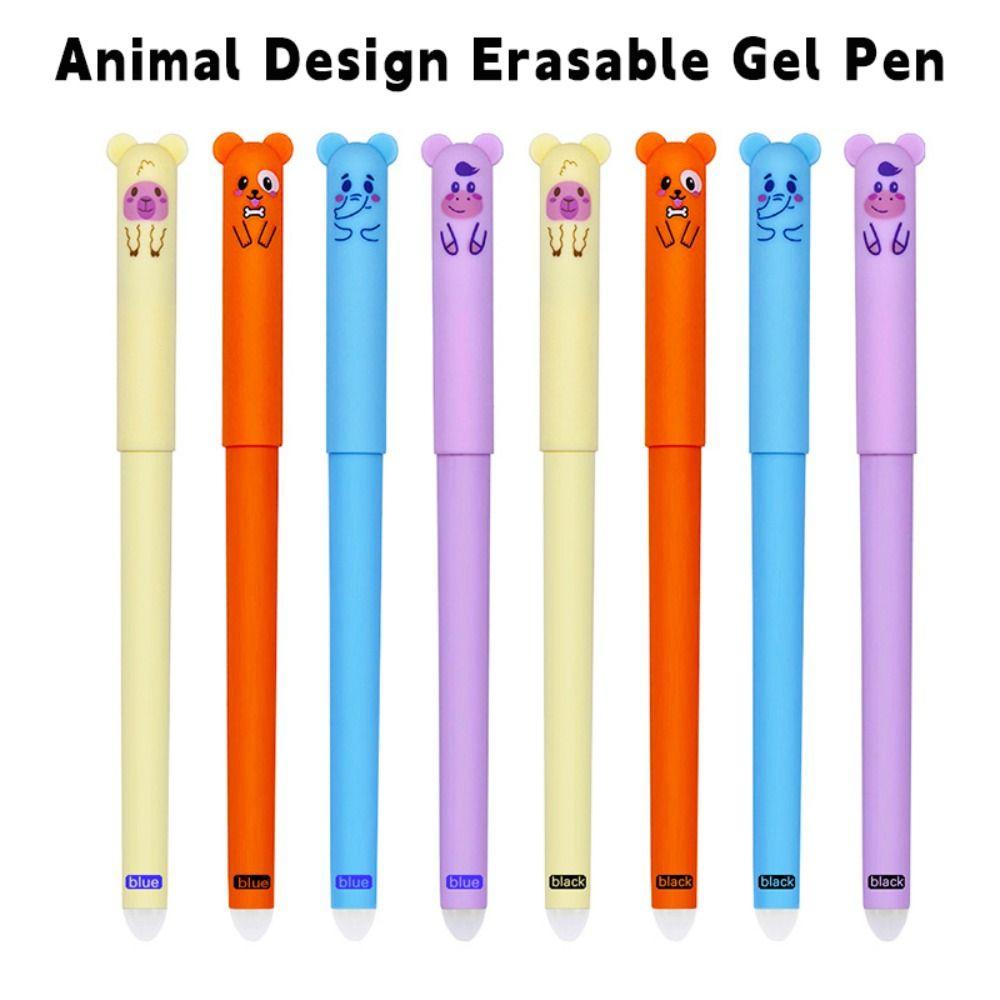 Animal Design Erasable Pen Writing Tool Neutral Pen Smooth Writing Gel Pen School Office Blue-Black Ink
Animal Design Erasable Pen Writing Tool Neutral Pen Smooth Writing Gel Pen School Office Blue-Black Ink