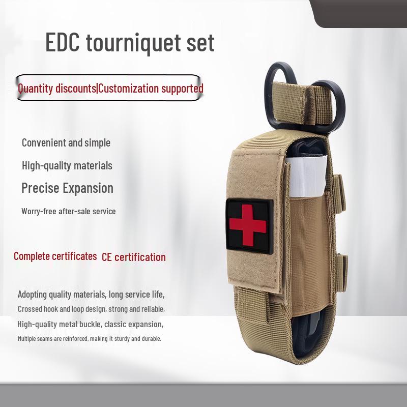 EDC Molle Сумка для джгута та ножиць з тримачем для ліхтарика Khaki
EDC Molle Сумка для джгута та ножиць з тримачем для ліхтарика Khaki