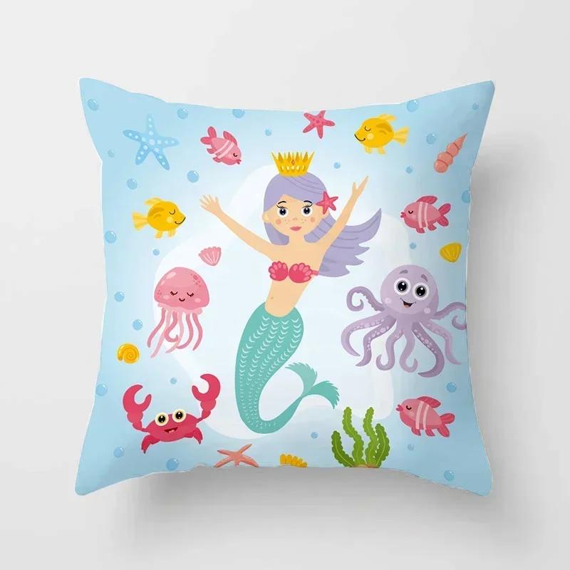Cartoon Mermaid Decorative Cushions Pillowcase Polyester Cushion Cover Throw Pillow Sofa Decoration Pillowcover 40878 30x30cm бежевий
Cartoon Mermaid Decorative Cushions Pillowcase Polyester Cushion Cover Throw Pillow Sofa Decoration Pillowcover 40878 30x30cm бежевий