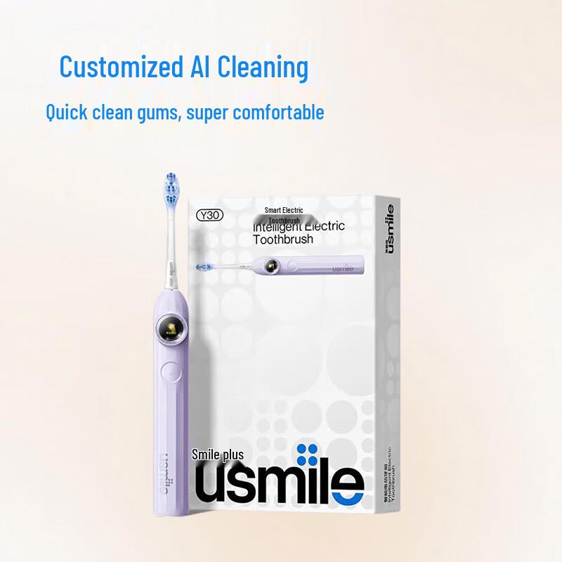 usmile Y30 AI Sonic Electric Toothbrush CN plug (adapter included)
usmile Y30 AI Sonic Electric Toothbrush CN plug (adapter included)