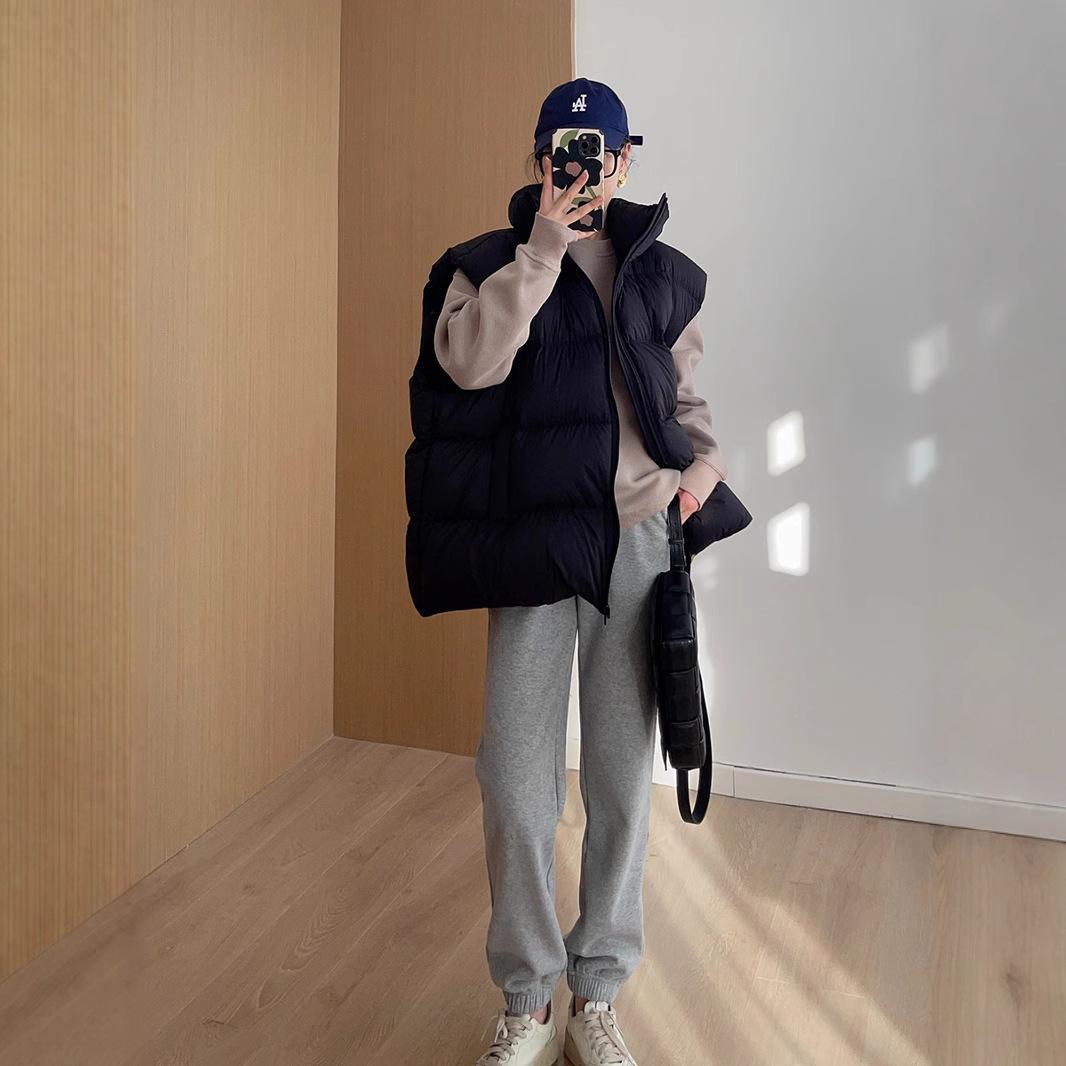 Down vest women s Korean version autumn and winter outer wear 2024 new white duck down fried street high-end trend high-grade vest S чёрный
Down vest women s Korean version autumn and winter outer wear 2024 new white duck down fried street high-end trend high-grade vest S чёрный