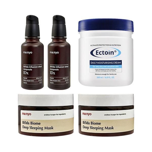 MANYO FACTORY Infusion Shot Ampoule 50ml x2 + Deep Sleeping Mask 100ml x2 + JAS Actoin Moisturizing Cream 500ml
MANYO FACTORY Infusion Shot Ampoule 50ml x2 + Deep Sleeping Mask 100ml x2 + JAS Actoin Moisturizing Cream 500ml