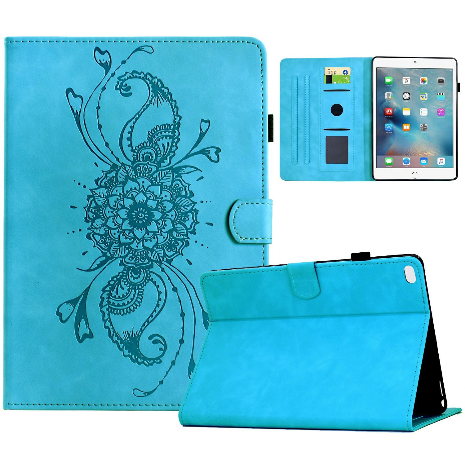 Leather Case For iPad 9.7-inch (2018)/(2017)/Air 2/Air (2013) Mandala Imprinted Tablet Cover with Card Slots Sky Blue
Leather Case For iPad 9.7-inch (2018)/(2017)/Air 2/Air (2013) Mandala Imprinted Tablet Cover with Card Slots Sky Blue