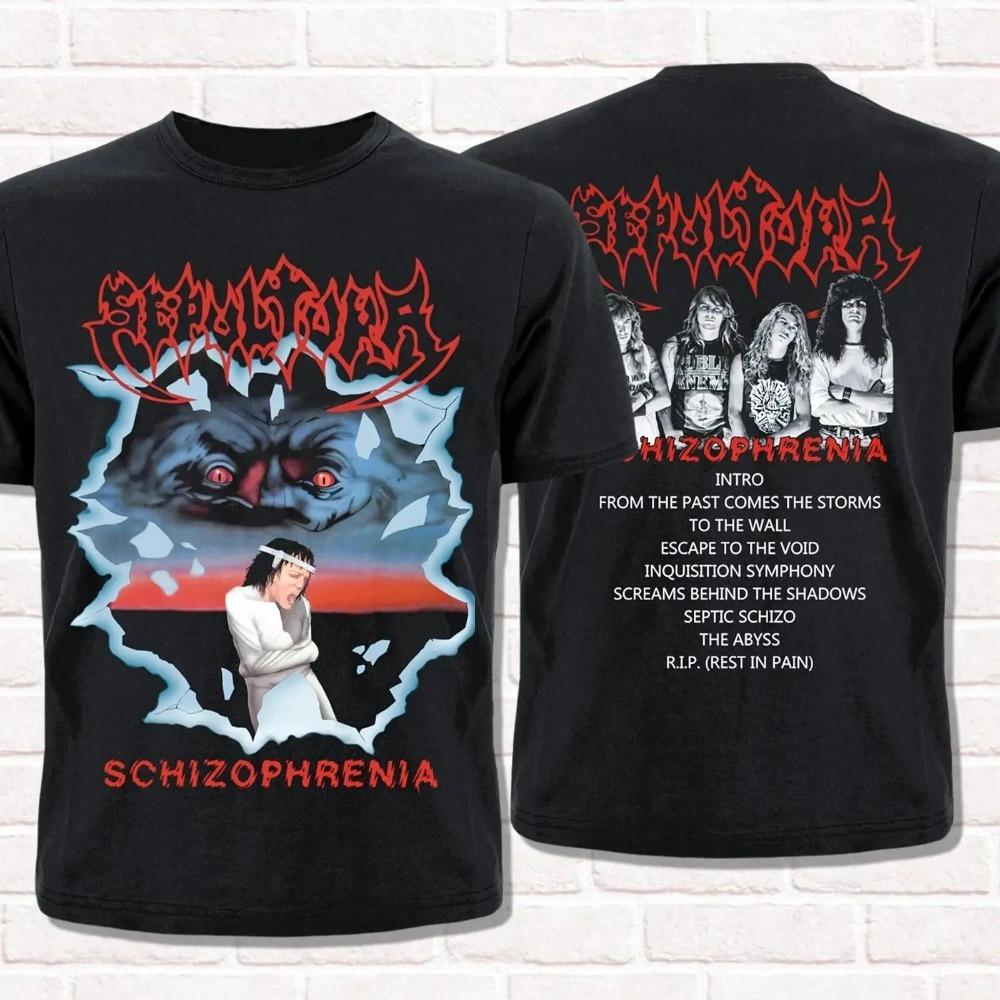 Sepultura Chaos A.D. Album Art & Chaos Symbol Double-Sided T-Shirt, Unisex Thrash Metal Fan Streetwear Tee, 100% Cotton Casual Short Sleeve Top XXXL
Sepultura Chaos A.D. Album Art & Chaos Symbol Double-Sided T-Shirt, Unisex Thrash Metal Fan Streetwear Tee, 100% Cotton Casual Short Sleeve Top XXXL