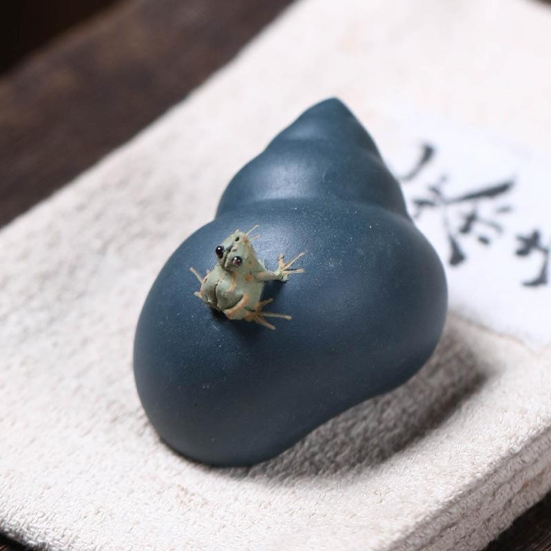 1pcs Yixing Purple Clay Tea Pet Sprinkler Frog Snail Ornament Handmade Snail Cute Decoration Desktop Tea Ceremony Accessories
1pcs Yixing Purple Clay Tea Pet Sprinkler Frog Snail Ornament Handmade Snail Cute Decoration Desktop Tea Ceremony Accessories