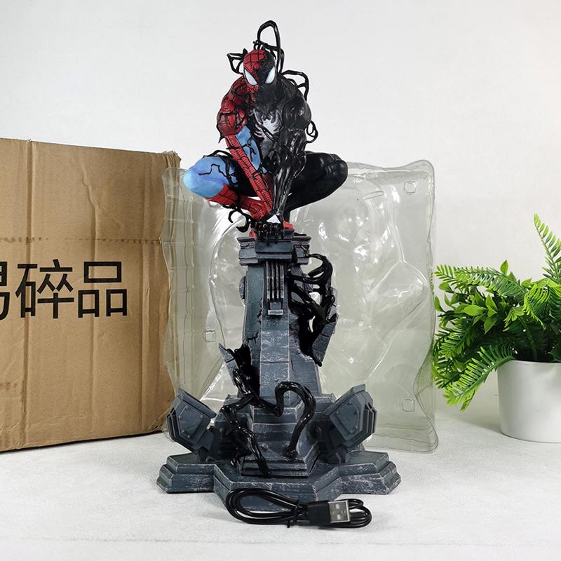 37.5cm Symbiote Venom Spider-Man Action Figures Pvc Statue Desktop Ornament Collection Model Toys Gifts For Fans
37.5cm Symbiote Venom Spider-Man Action Figures Pvc Statue Desktop Ornament Collection Model Toys Gifts For Fans