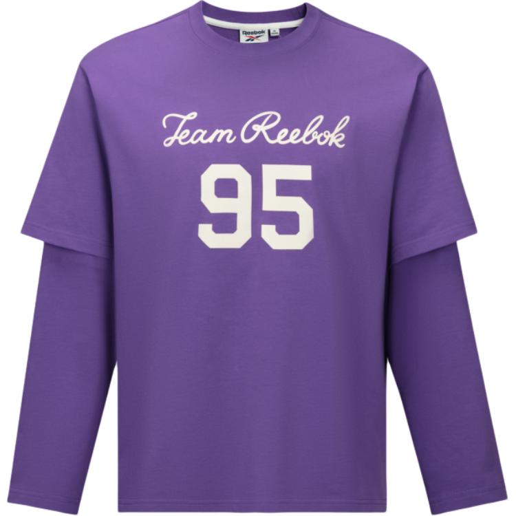 Reebok Fashion Retro Loose Simple Moisture-Wicking Breathable Fake Two-Piece Round Neck Long Sleeve T-Shirt Unisex Tops Purple 24FRM505UGP4 2XL
Reebok Fashion Retro Loose Simple Moisture-Wicking Breathable Fake Two-Piece Round Neck Long Sleeve T-Shirt Unisex Tops Purple 24FRM505UGP4 2XL