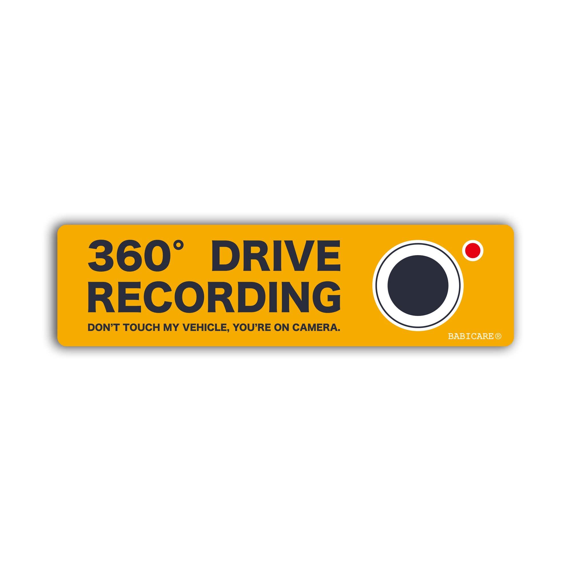 BABICARE Drive Recorder Equipped Sticker Reflective/Waterproof Cutting Seal - Recording Shooting Warning Mark | Outdoor Durability | Aggressi
BABICARE Drive Recorder Equipped Sticker Reflective/Waterproof Cutting Seal - Recording Shooting Warning Mark | Outdoor Durability | Aggressi