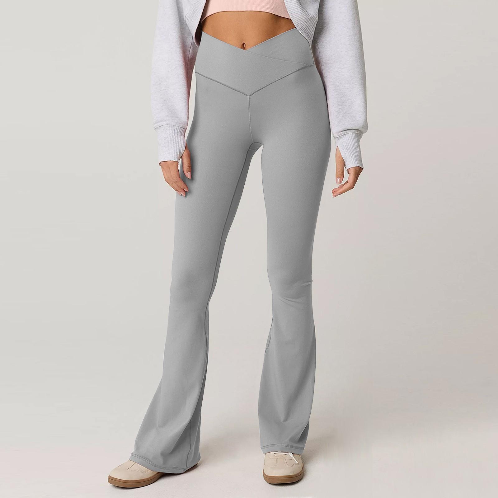 Women s V Waist Cross Wide Leg Pants Fitness Yoga Trousers Flared Pants Hip-lift High- Pants XXL світло-сірого кольору
Women s V Waist Cross Wide Leg Pants Fitness Yoga Trousers Flared Pants Hip-lift High- Pants XXL світло-сірого кольору