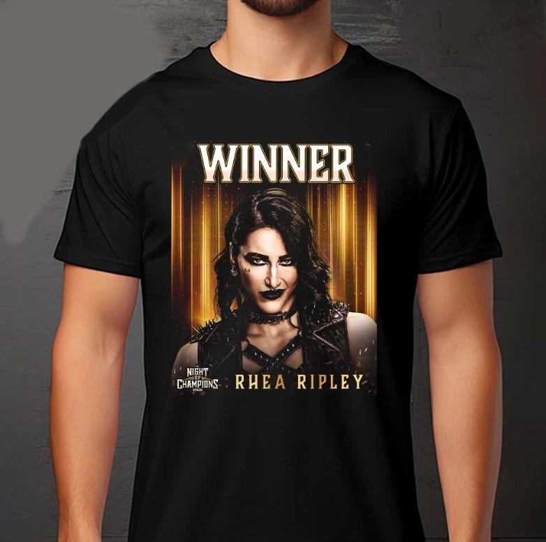 Rhea Ripley Winner WWE Night Of Champions 2025 Classic Unisex T-Shirt L
Rhea Ripley Winner WWE Night Of Champions 2025 Classic Unisex T-Shirt L
