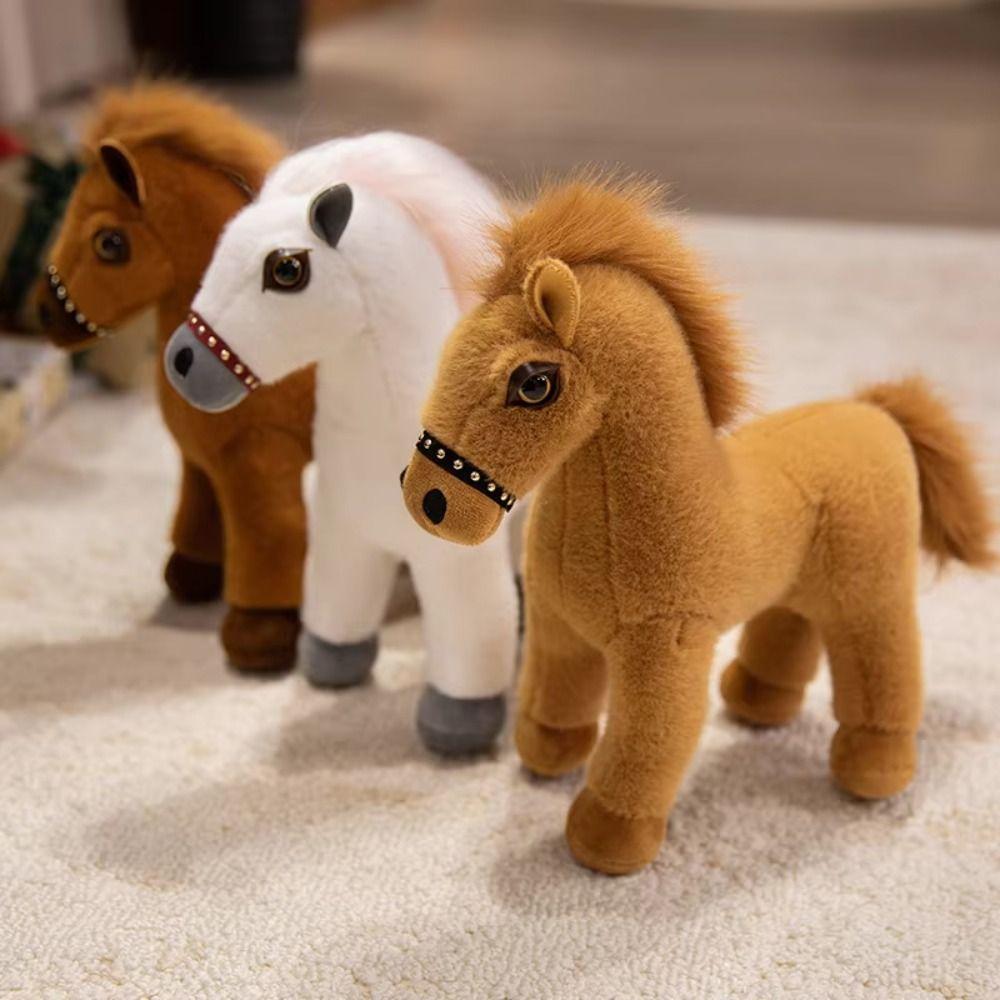 Saddle Pony Plush Toys Simulation Cartoon Horse Stuffed Toy Standing Foal Plush Doll Easter Gifts 20cm-Style 5
Saddle Pony Plush Toys Simulation Cartoon Horse Stuffed Toy Standing Foal Plush Doll Easter Gifts 20cm-Style 5