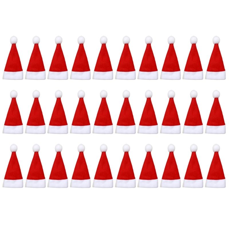 30pcs Mini Christmas Santa Hats Kitchen Tableware Silverware Holders Accessories 1
30pcs Mini Christmas Santa Hats Kitchen Tableware Silverware Holders Accessories 1
