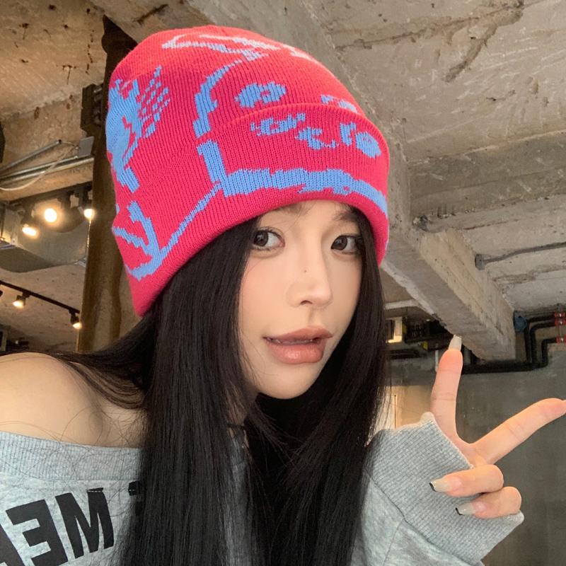 Retro pixel rabbit knitted hat female autumn and winter versatile street hip hop warm face small pullover cold hat Adult (56-58cm) рожевий червоний колір
Retro pixel rabbit knitted hat female autumn and winter versatile street hip hop warm face small pullover cold hat Adult (56-58cm) рожевий червоний колір
