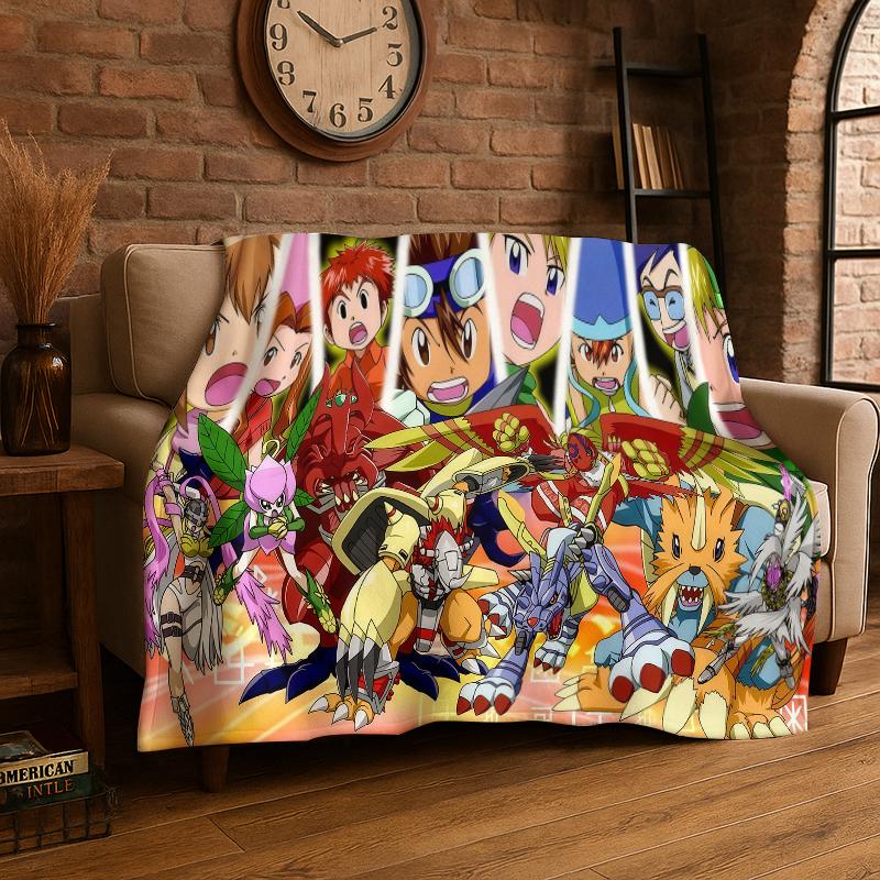 Digimon Adventure Angewomon Agumon Cartoon Flannel Blanket Soft Warm Throw Blanket for Bedroom Living Room Bed Travel Picnic 75x90cm
Digimon Adventure Angewomon Agumon Cartoon Flannel Blanket Soft Warm Throw Blanket for Bedroom Living Room Bed Travel Picnic 75x90cm