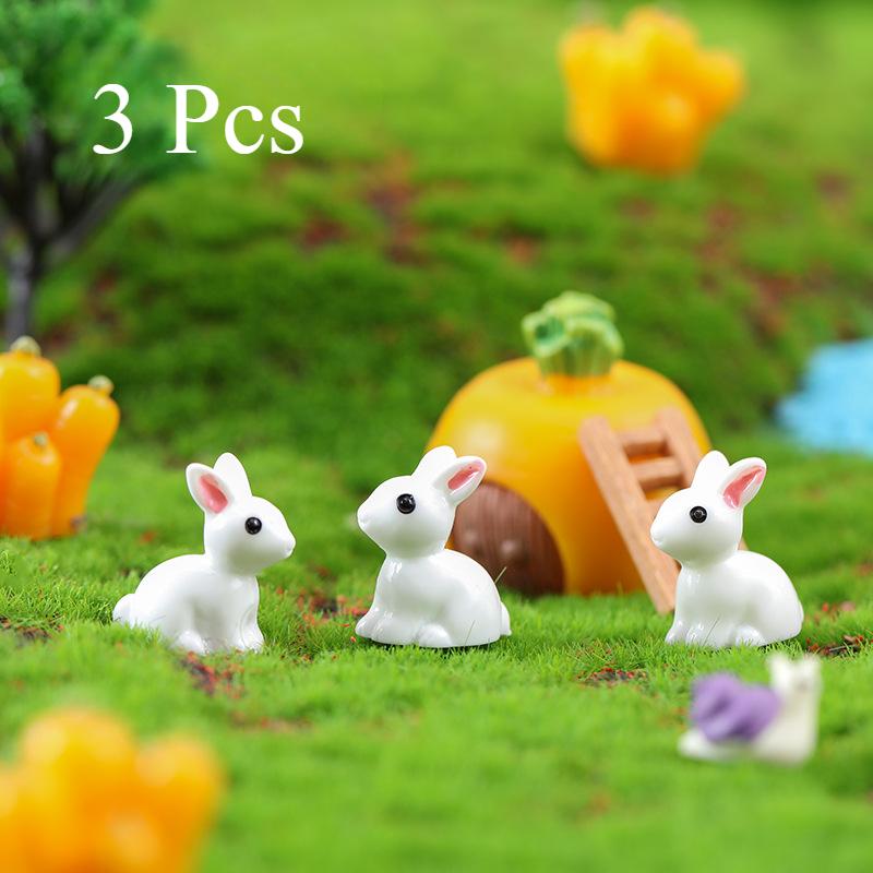 3Pcs Cute Mini Resin Rabbit Figurines Garden Decoration Moss Micro Landscape DIY Miniatures Decoratian Animals Craft Ornament
3Pcs Cute Mini Resin Rabbit Figurines Garden Decoration Moss Micro Landscape DIY Miniatures Decoratian Animals Craft Ornament