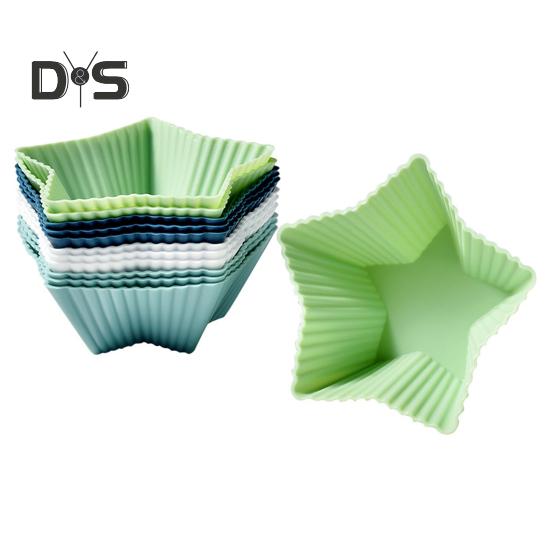 12 шт. Силіконова чашка для кексів Багаторазові силіконові чашки для випікання кексів Універсальні вкладиші для мафінів для тортів Шоколадні цукерки Десерти Star
12 шт. Силіконова чашка для кексів Багаторазові силіконові чашки для випікання кексів Універсальні вкладиші для мафінів для тортів Шоколадні цукерки Десерти Star