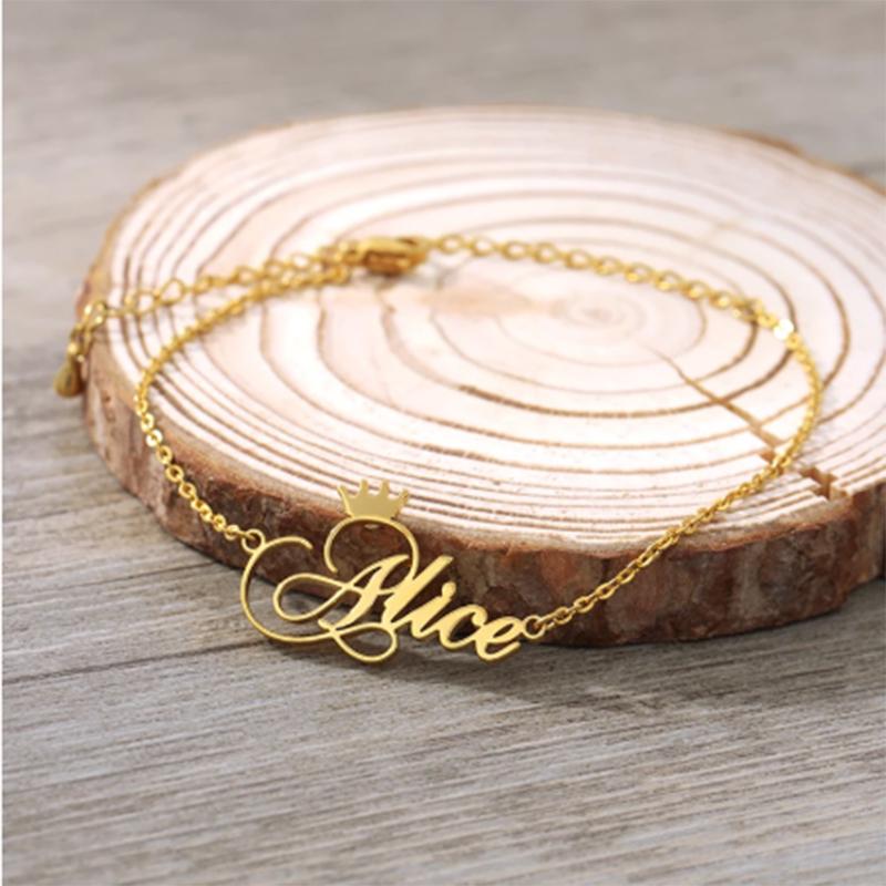 Personalized Custom Crown Name Bracelets For Women Cuff Letter Bracelet Bangle Handmade Stainless Steel Jewelry
Personalized Custom Crown Name Bracelets For Women Cuff Letter Bracelet Bangle Handmade Stainless Steel Jewelry